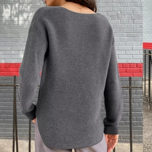 Aritzia Wilfred Free Wolter sweater yellow small merino wool - Picture 4 of 12